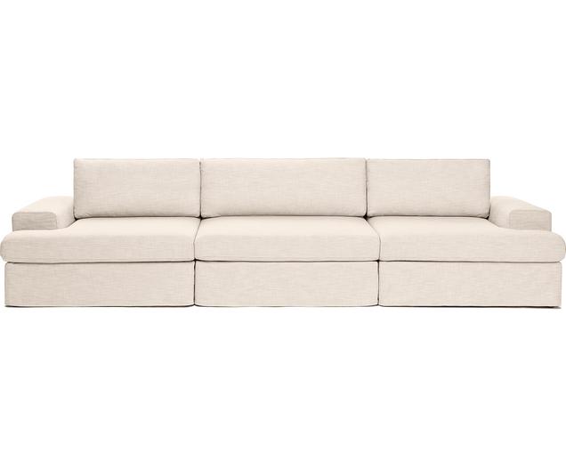 Modulares Sofa Russell (3-Sitzer) in Beige