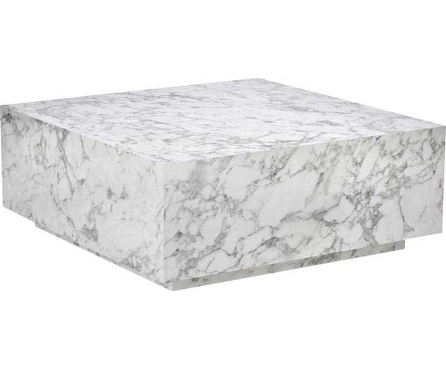 Schwebender Couchtisch Lesley in Marmoroptik
