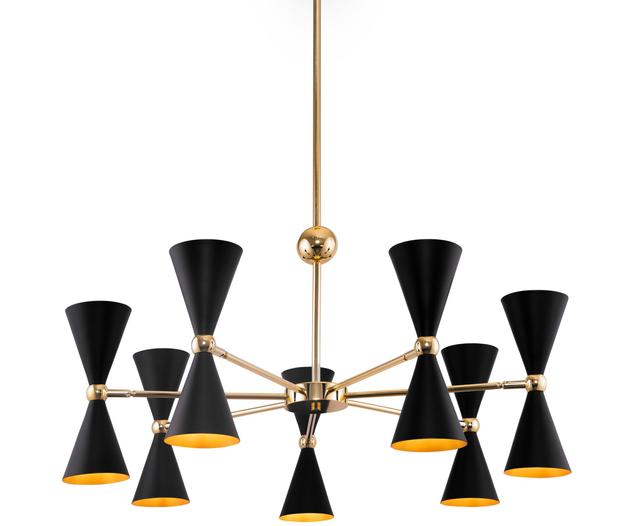 Großer Kronleuchter Vesper im Retro-Style