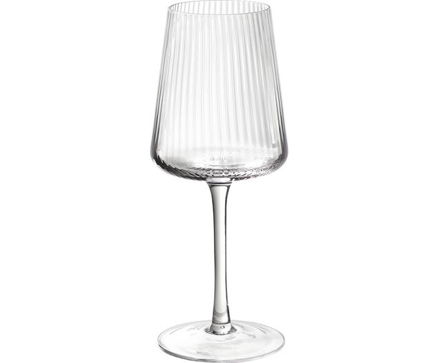 Verres à vin blanc faits main Rippled Ellery, 4 pièces | WestwingNow