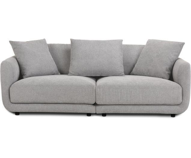 Modulares Sofa Jasmin (3-Sitzer) in Grau