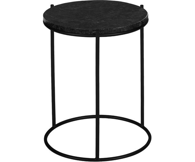 Runder Marmor-Beistelltisch Ella