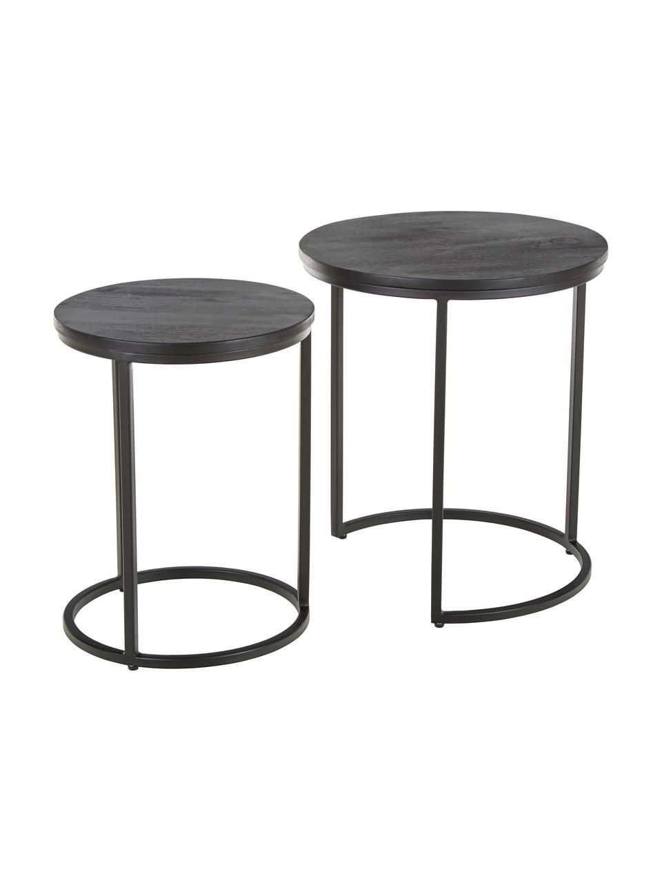 Set 2 Tavolini Rotondi Neri Andrew Westwingnow