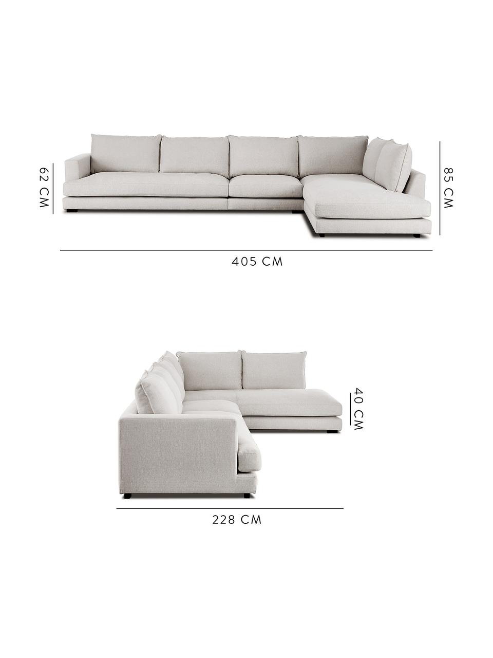 Divano Angolare In Tessuto Grigio Beige Tribeca Westwingnow