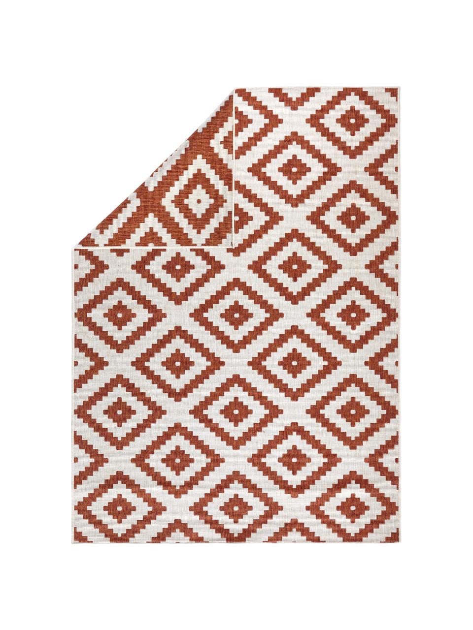 tapis reversible interieur exterieur terre cuite creme malta westwingnow