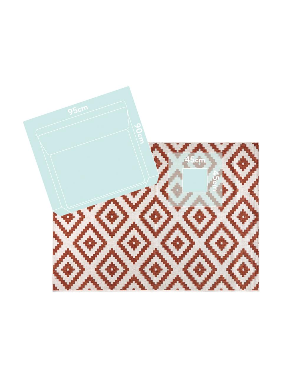 tapis reversible interieur exterieur terre cuite creme malta westwingnow