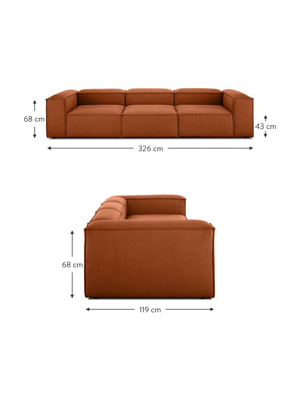 Modulares Sofa Lennon 4 Sitzer In Terrakotta Westwingnow