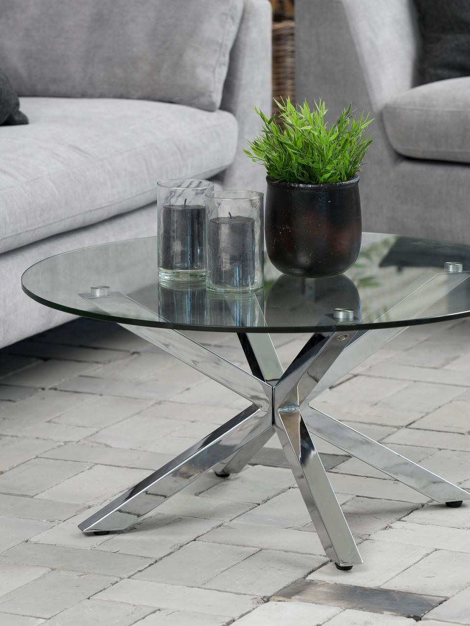 Table Basse Ronde En Metal Et Verre Emilie Westwingnow