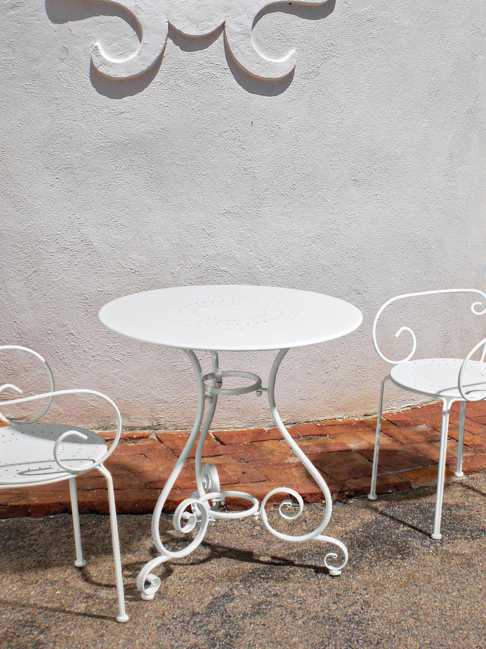 Table de jardin ronde en métal Etienne Table de jardin ronde en métal Etienne