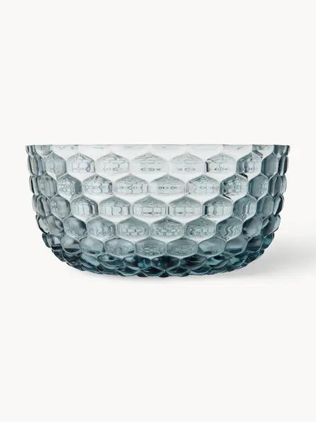 Bols avec surface texturée Jellies, 4 pièces, Plastique, Bleu ciel, Ø 14 x haut. 7 cm