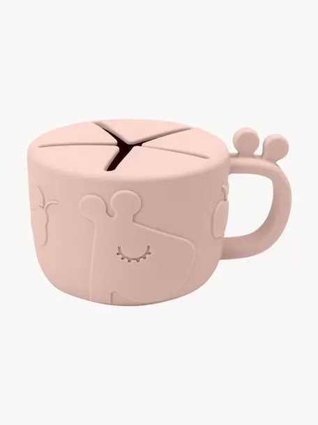 Gobelet à goûter Peekaboo, 100 % silicone, sans BPA, Rose pâle, Ø 8 x haut. 7 cm