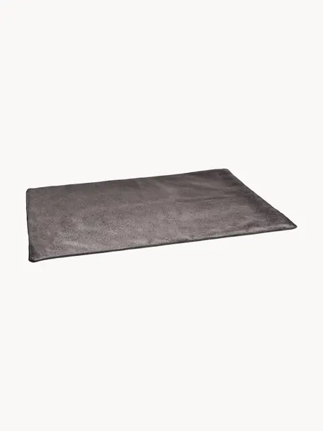 Couverture matelassée pour animaux domestiques avec dessous antidérapant Buffalo, tailles variées, Velours (100 % polyester), Anthracite, larg. 50 x long. 70 cm