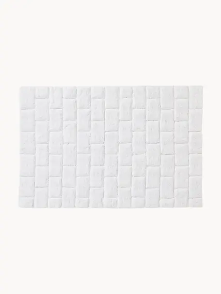 Tapis de bain moelleux Metro, 100 % coton bio
Qualité supérieure 1900 g/m², Blanc, larg. 60 x long. 90 cm