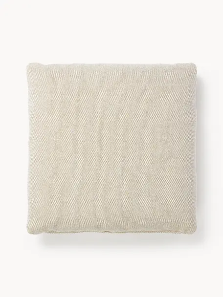 Coussin de canapé Melva, Tissu beige clair, larg. 50 x long. 50 cm