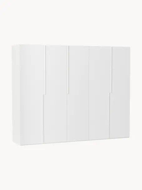 Modulární skříň s otočnými dveřmi Leon, šířka 250 cm, více variant, Bílá, Interiér Classic, Š 250 x V 236 cm