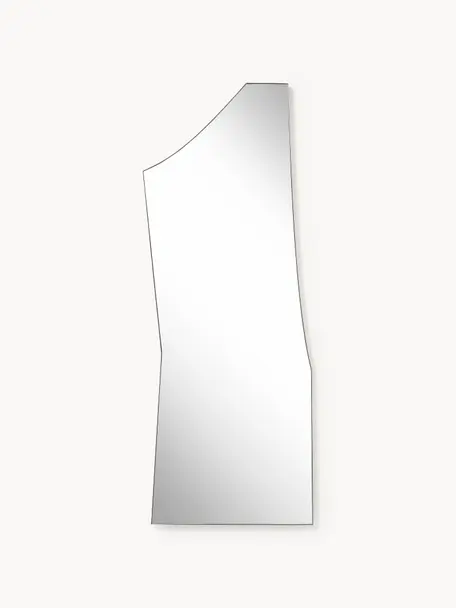 Specchio a figura intera Liv, Cornice: metallo, Bianco latte, Larg. 69 x Alt. 180 cm