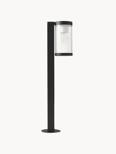 Lampadaire d'extérieur Coupar, Noir, Ø 14 x haut. 80 cm