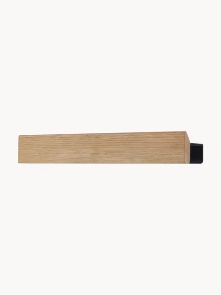 Magnetleiste Flex, Leiste: Eichenholz, Helles Holz, Schwarz, B 40 x H 6 cm