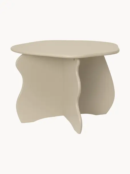 Tavolo per bambini in legno dalla forma organica Slope, Pannello di fibra a media densità (MDF) laccato

Questo prodotto è realizzato con legno di provenienza sostenibile e certificato FSC®., Beige chiaro, Larg. 71 x Prof. 70 cm