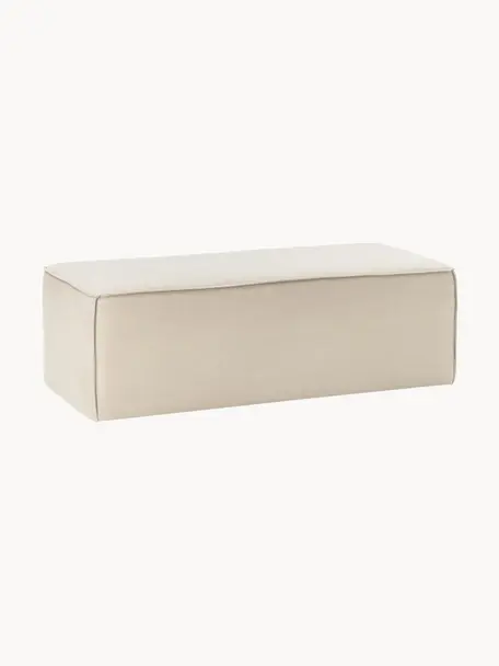 Čalouněná lavice Sanja, Krémově bílá, Š 122 cm, H 54 cm