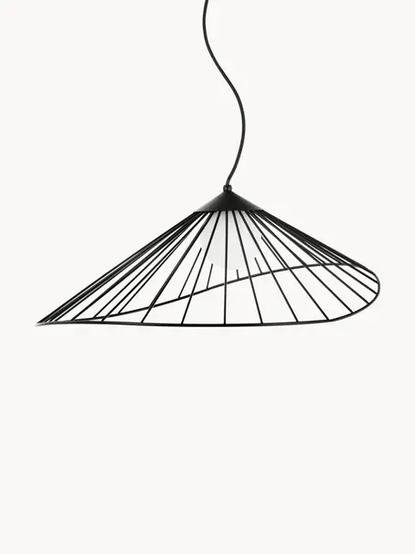 Lampa wisząca Silvan, Czarny, S 59 x W 20 cm