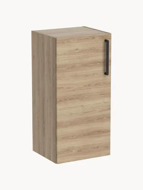 Bad-Hängeschrank Orna, B 42 cm, links, Griffe: Metall, beschichtet, Braun, Holz-Optik, B 42 x H 85 cm