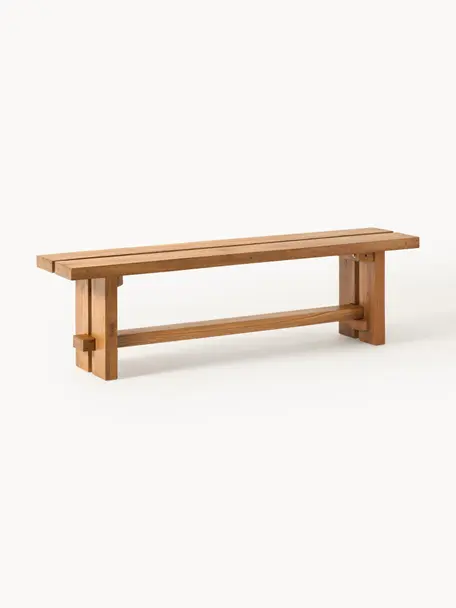 Sitzbank Hugo aus Teakholz, verschiedene Größen, Teakholz, gebeizt

Dieses Produkt wird aus nachhaltig gewonnenem, FSC®-zertifiziertem Holz gefertigt., Teakholz, gebeizt, B 220 x T 35 cm