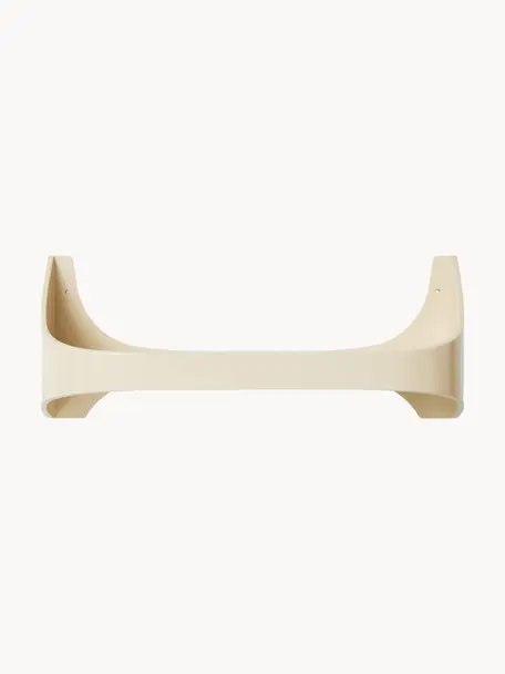 Estante de pared Retro, Madera contrachapada, Blanco crema, An 60 x Al 24 cm