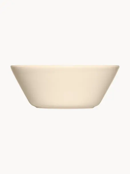 Cuenco de porcelana Teema, Porcelana vitro, Beige claro, Ø 15 x Al 6 cm