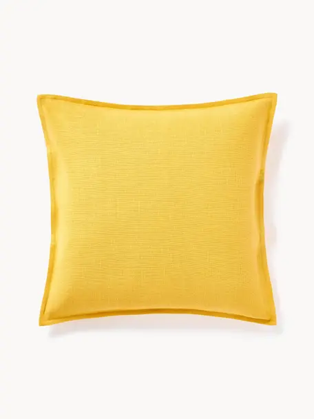 Bavlnený poťah na vankúš Vicky, 100 %  bavlna, Slnečná žltá, Š 50 x D 50 cm