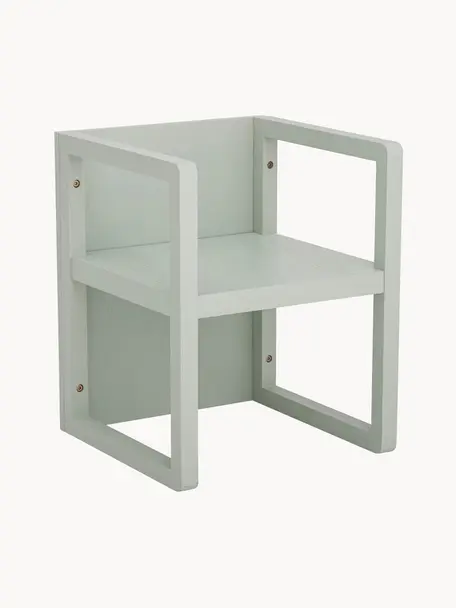 Wielofunkcyjne krzesełko dziecięce Rese, Stelaż: drewno dębowe, Zielony, S 40 x G 40 cm