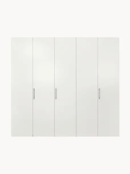 Drehtürenschrank Madison 5-türig, inkl. Montageservice, Korpus: Holzwerkstoffplatten, lac, Weiß, B 252 x H 230 cm
