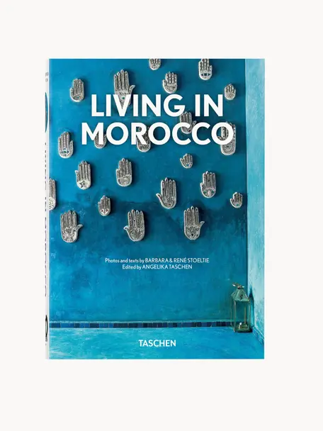 Ilustrovaná kniha Living , Morocco, Papier, tvrdá väzba, Living in Morocco, Š 16 x V 22 cm