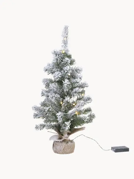 Sapin de Noël artificiel LED enneigé Imperial, Vert, blanc, Ø 46 x haut. 90 cm