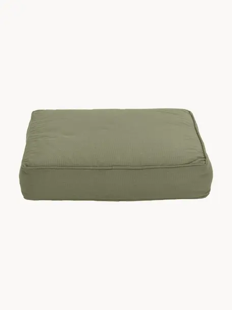 Cuscino sedia alto Zoey 2 pz, Rivestimento: 100% cotone, Verde oliva, Larg. 40 x Lung. 40 cm