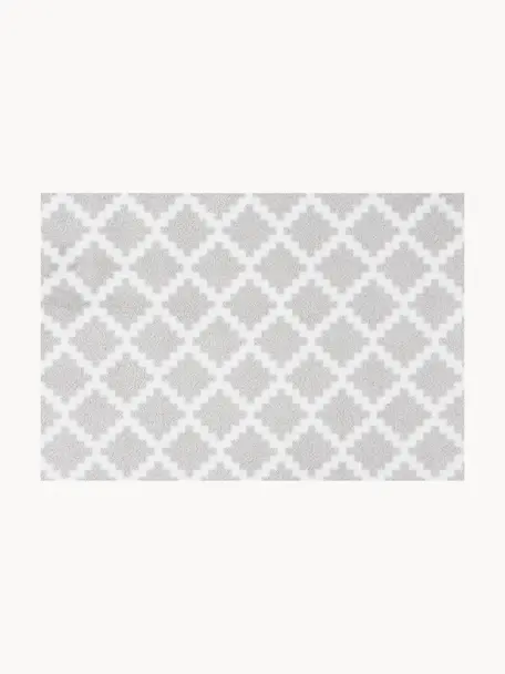 Paillasson Elegance, 100 % polyamide, Gris clair, larg. 70 x long. 50 cm