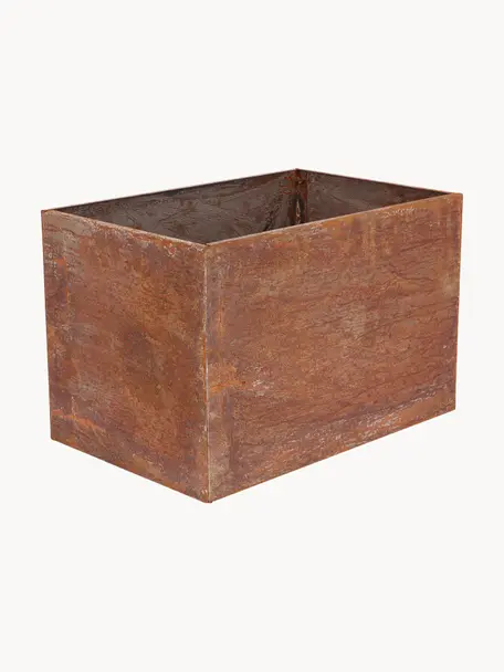 Plantenpot Rust  uit cortenstaal, Cortenstaal, Roodbruin, B 58 x H 38 cm