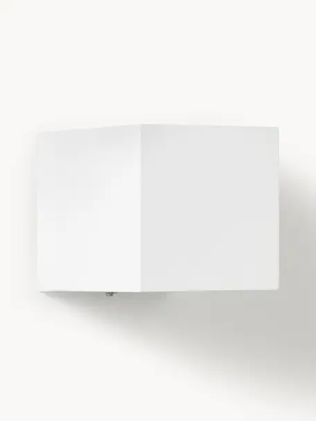 Nástěnné svítidlo Jayla, Kov s práškovým nástřikem, Bílá, Š 10 cm, V 10 cm