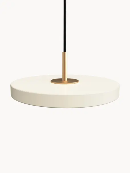 Lampada a sospensione a LED con luce regolabile Asteria, Bianco crema, Ø 15 x Alt. 6 cm