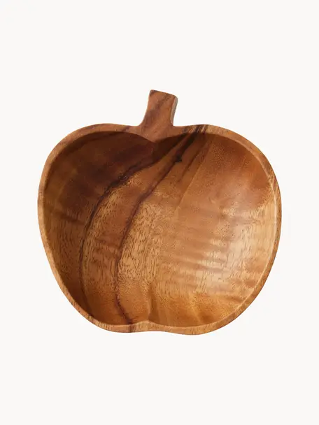 Portafrutta fatti a mano in legno di acacia 2 pz, Legno di acacia, Legno scuro, Ø 14 x Alt. 3 cm