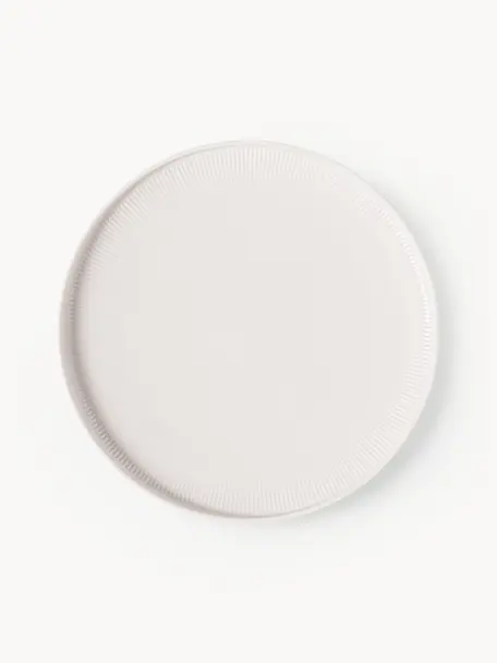 Piatto piano in porcellana Afina, Porcellana Premium, Bianco, Ø 27 cm