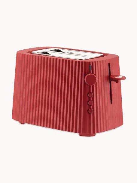 Toaster Plissé, Thermoplastisches Harz, Rot, B 34 x T 19 cm