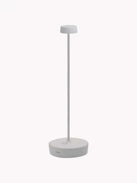 Kleine mobile LED-Tischlampe Swap Mini, dimmbar, Weiss, Ø 10 x H 29 cm