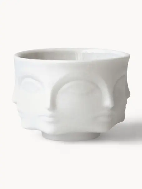 Porcelánový miska Dora Maar, Porcelán, Biela, Ø 10 x V 9 cm