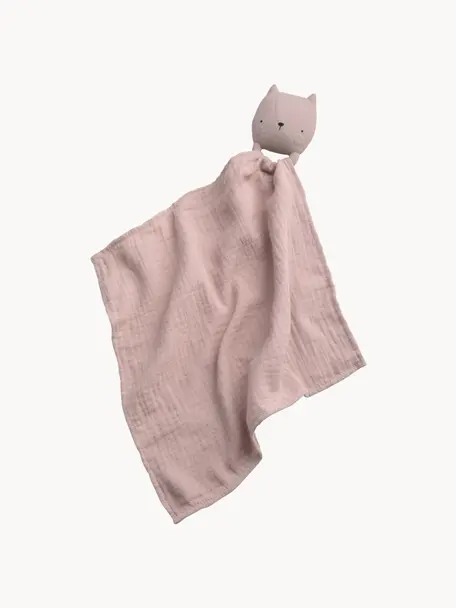 Przytulanka z kocykiem Comforter, Jasny różowy, S 41 x D 47 cm