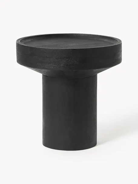 Table d'appoint ronde en manguier Benno, Bois de manguier massif, laqué, béton

Ce produit est fabriqué à partir de bois certifié FSC® issu d'une exploitation durable, Bois de manguier, noir laqué, Ø 50 x haut. 50 cm