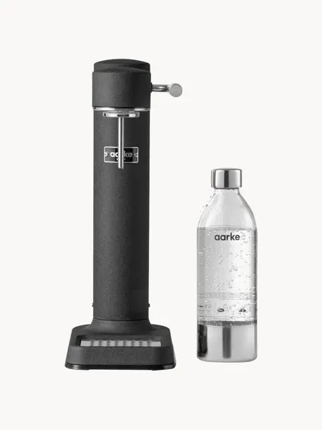 Wassersprudler-Set Carbonator 3, Flasche: Kunststoff, BPA-frei, Schwarz, matt, Set mit verschiedenen Grössen