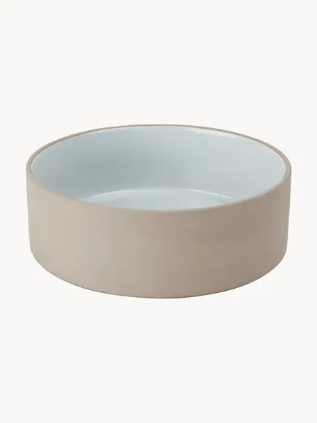 Miska dla zwierząt Sia, różne rozmiary, 100% ceramika, Beżowy, jasny niebieski, Ø 17 x W 6 cm