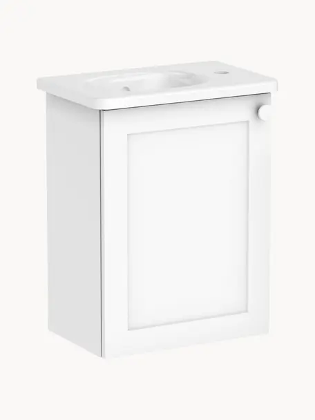 Wastafel met onderkast Rafaella, B 45 cm, Wit, B 45 x H 58 cm