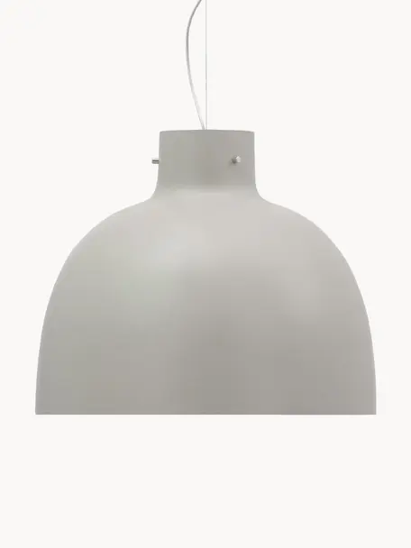 Lampa wisząca Bellissima, Tworzywo sztuczne, Szary, Ø 50 x W 41 cm